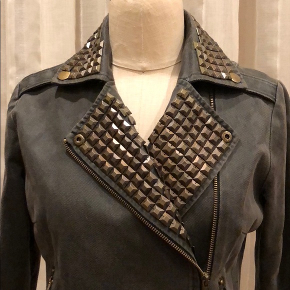 Studded Moto Jacket - Picture 2 of 6
